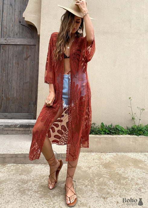 Women’s Chic Athena Boho Kimono Dress