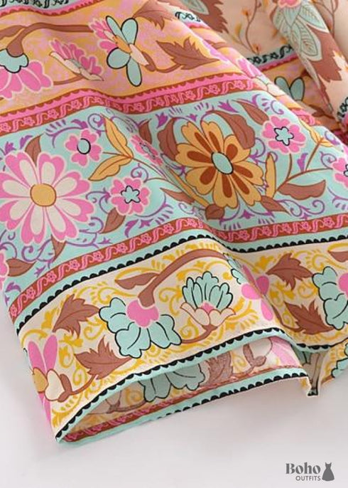 Vestido estilo kimono bohemio chic para mujer