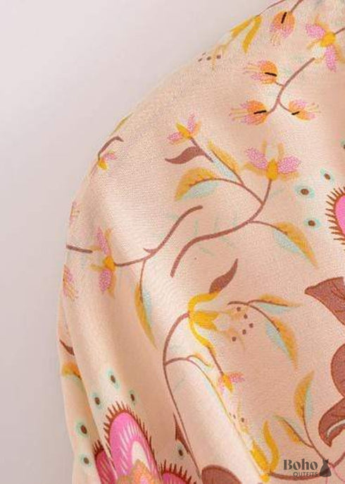 Vestido estilo kimono bohemio chic para mujer