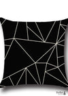 Black Throw Pillow