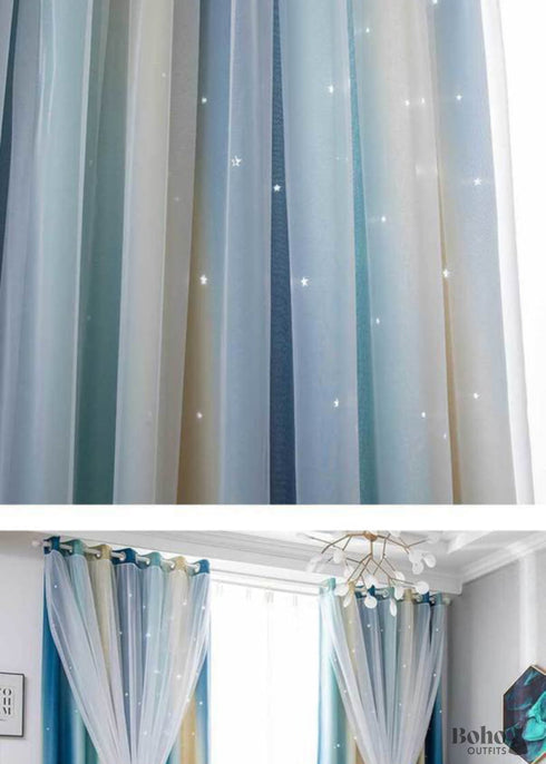 Blue Blackout Curtains