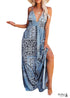Blue Boho Maxi Dress