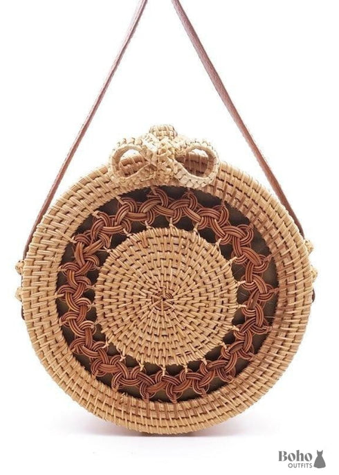 Bolso de ratán bohemio Margaret