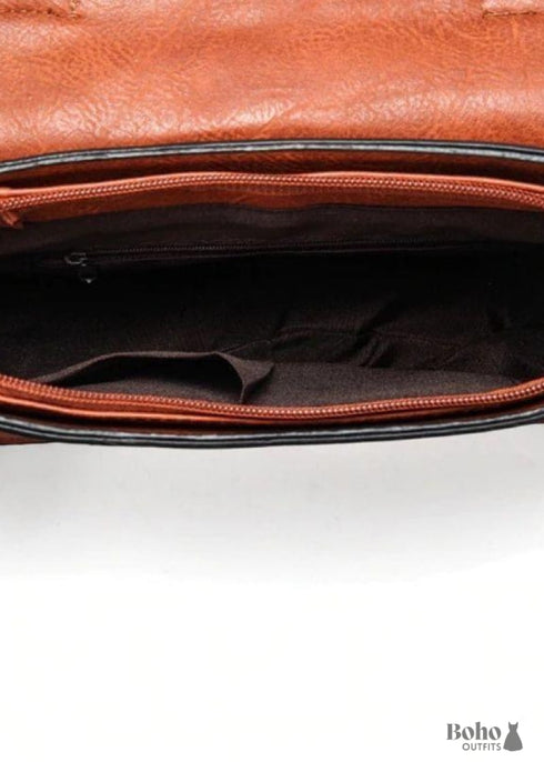 Bolso de cuero estilo bohemio Ada