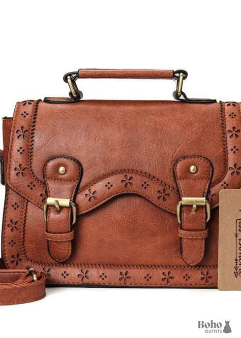 Bolso de cuero estilo bohemio Ada