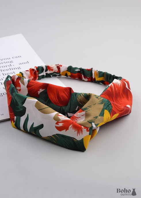 Boho Bandeau Headband Ambre