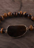 Pulsera Boho, Pulsera de Yoga RH, Piedra Natural Amazonita