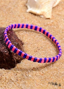 Pulsera Boho, Pulsera Tila Bead, Colorida