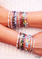 Pulsera Boho, Pulsera Tila Bead, Colorida