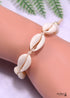 Pulsera Boho, Pulsera de Concha Puka Blanca, Mar