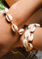 Pulsera Boho, Pulsera de Concha Puka Blanca, Mar