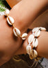 Pulsera Boho, Pulsera de Concha Puka Blanca, Mar
