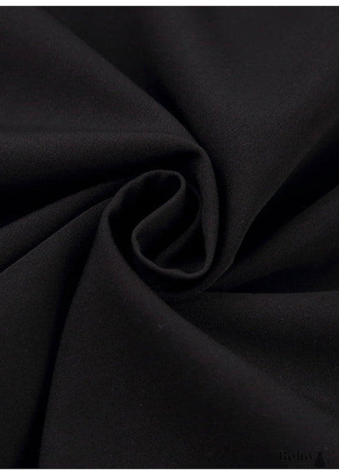 Vestido corto negro boho chic