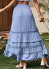 Boho Chic Blue Skirt Athena