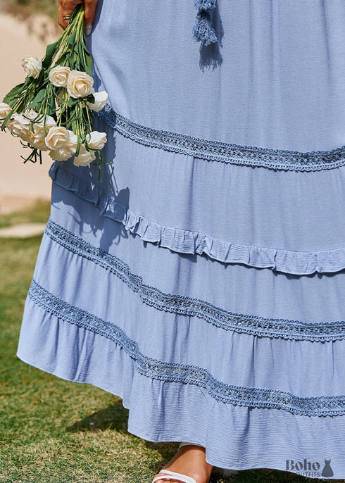 Boho Chic Blue Skirt Athena