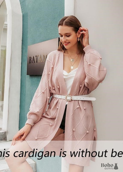 Cárdigan bohemio chic
