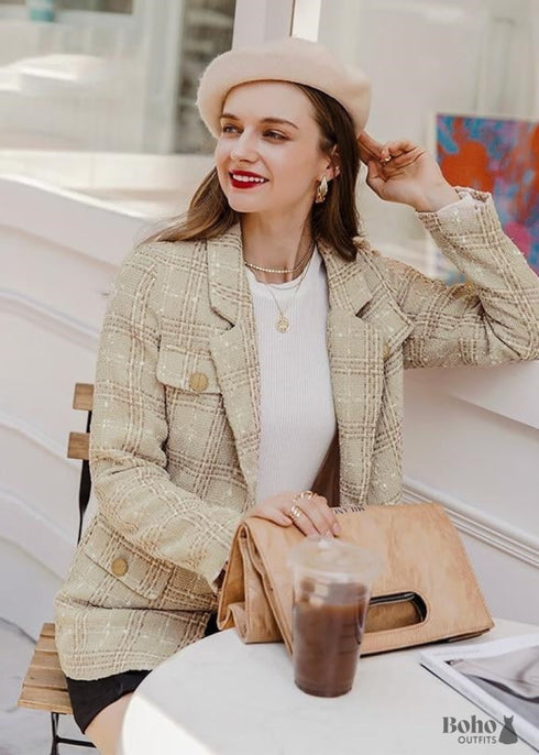 Chaqueta de otoño boho chic