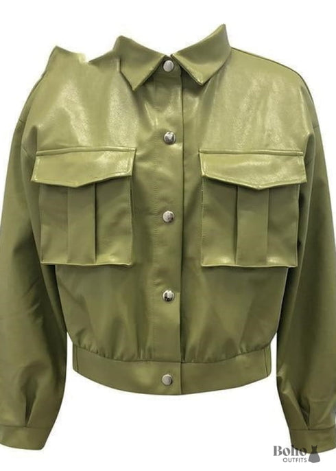 Chaqueta Boho Chic de Piel Sintética