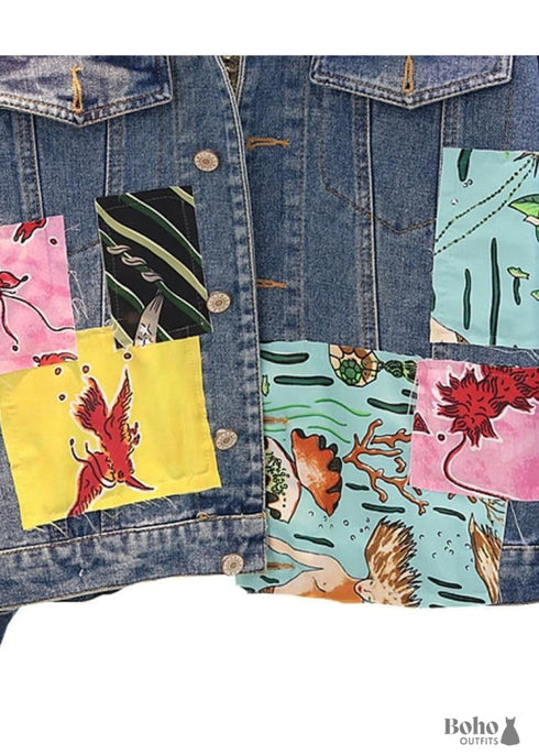 Chaqueta vaquera bohemia chic