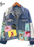 Chaqueta vaquera bohemia chic