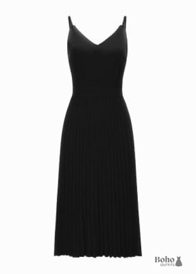 Boho Chic Midi Dress Ruby