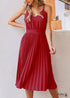 Boho Chic Midi Dress Ruby