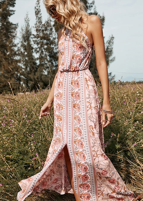 Boho Country Floral Maxi Dress Aubrey
