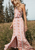 Boho Country Floral Maxi Dress Aubrey