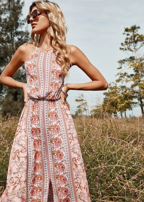 Boho Country Floral Maxi Dress Aubrey