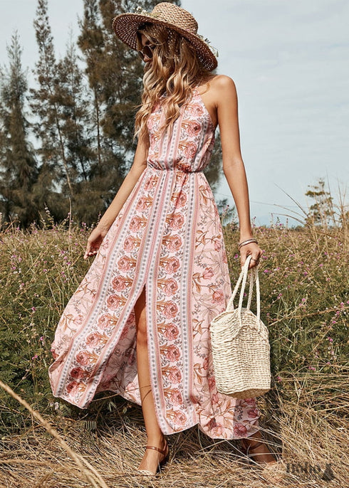 Boho Country Floral Maxi Dress Aubrey