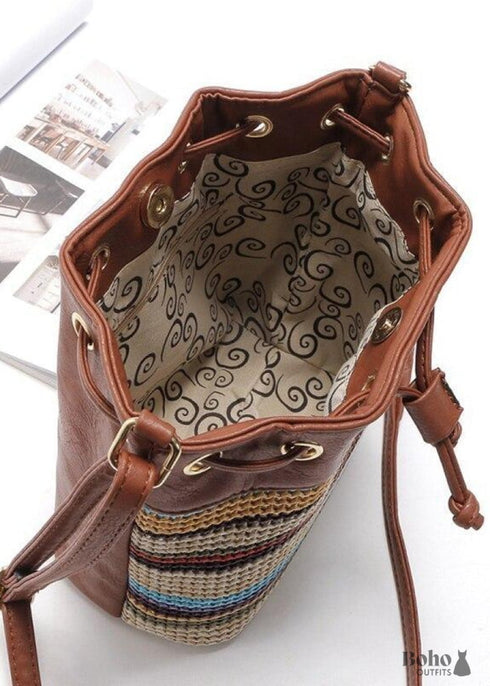 Bolso bohemio con cordón Arya