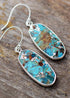 Boho Earrings, Dangle Earrings, Arial Turquoises Dangle Earring