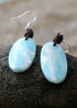 Boho Earrings, Dangle Earrings, Blue Stone