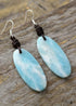 Boho Earrings, Dangle Earrings, Blue Stone