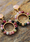 Boho Earrings, Dangle Earrings, Flower Ear