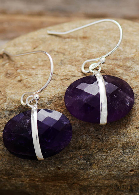 Pendientes bohemios, pendientes colgantes, lapislázuli