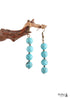 Pendientes bohemios, pendientes colgantes RH, 3 bolas