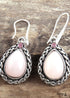 Pendientes bohemios, pendientes colgantes RH, plata negra