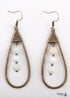 Pendientes bohemios, pendientes colgantes RH, pendientes de aro con gota
