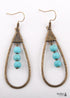 Pendientes bohemios, pendientes colgantes RH, pendientes de aro con gota