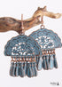 Pendientes bohemios, pendientes colgantes RH, pluma y hoja