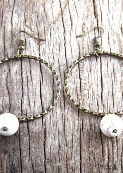 Pendientes bohemios, pendientes colgantes RH, bucle