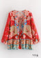 Chaqueta étnica bohemia