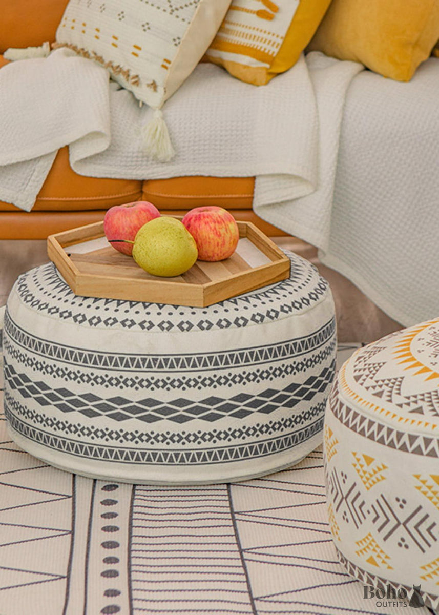 Boho floor pouf clearance