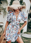 Minivestido floral bohemio Izara