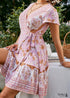 Boho Floral Mini Dress Judith