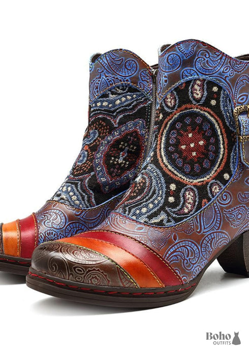 Botas de tacón boho
