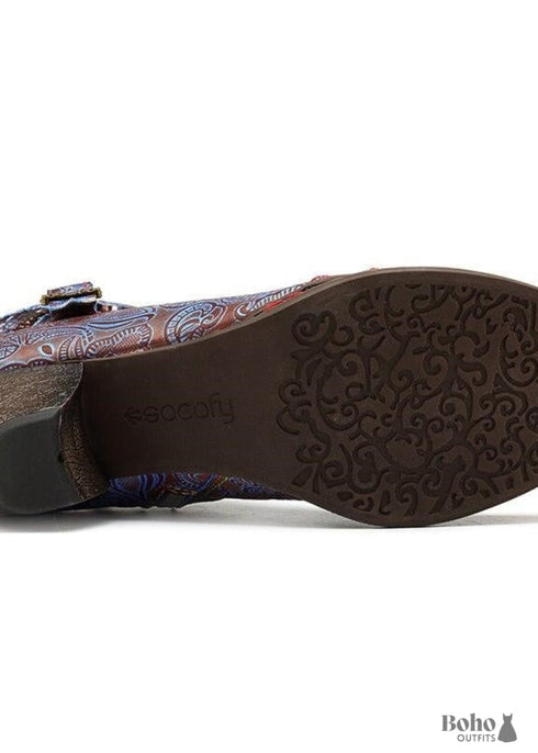 Botas de tacón boho