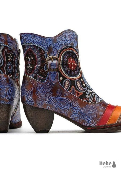 Botas de tacón boho