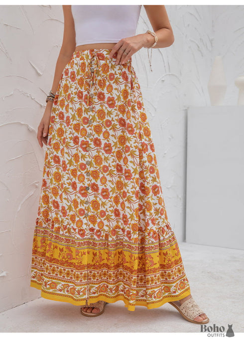 Boho Hippie Skirt Elena